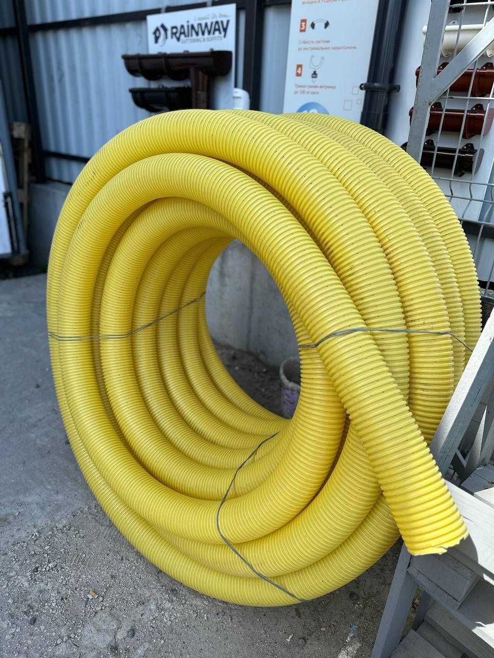 Труба дренажна д.100 (50м)!Опт-роздріб!