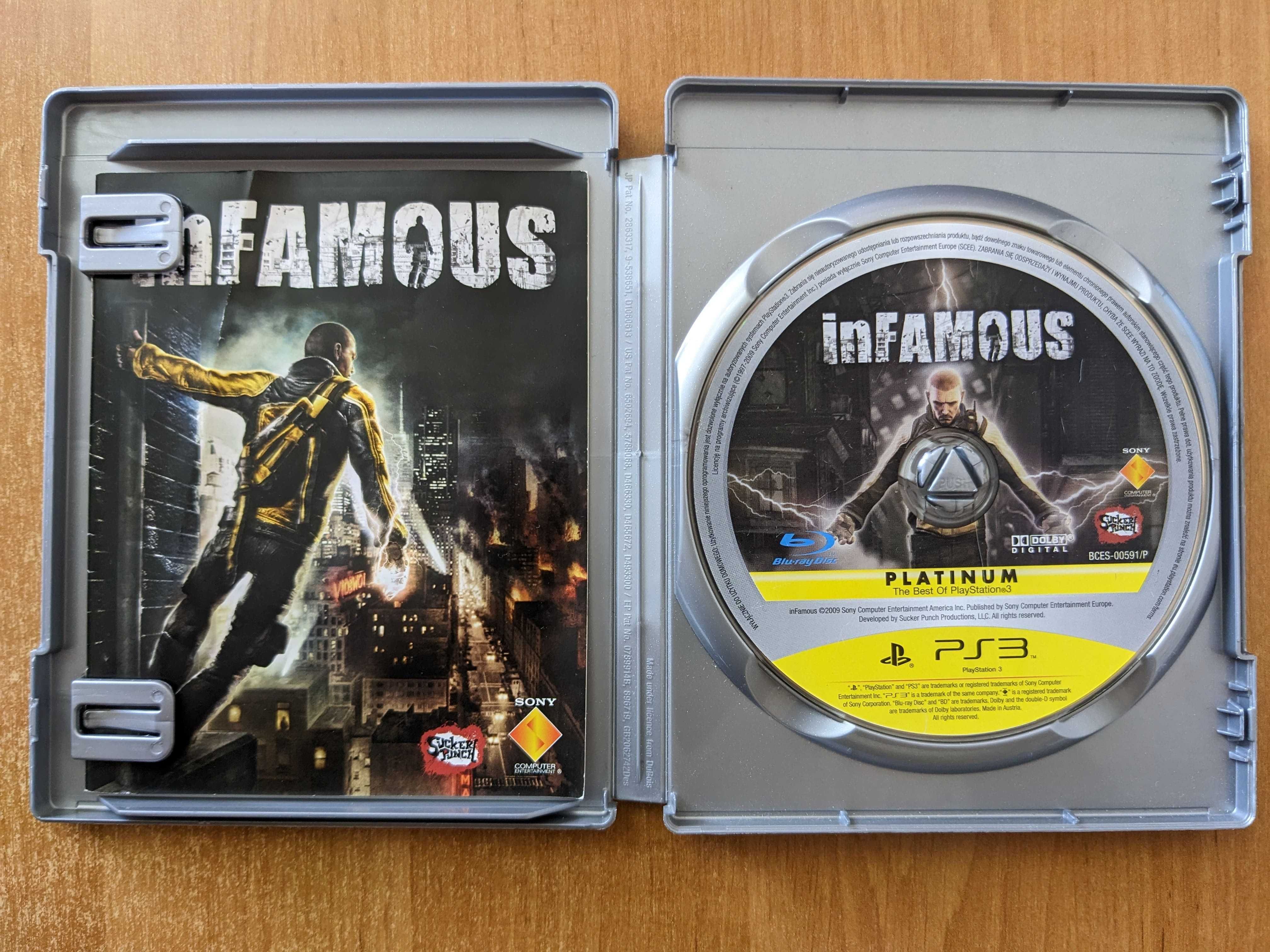 Игра inFamous / Дурная репутация Platinum для Sony PlayStation 3 PS3