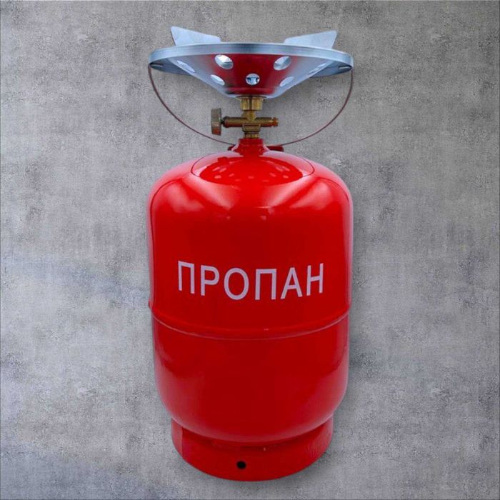 Газовий Балон 12л! Автономний Балон + Пальник. Тепло та Світло в Похід