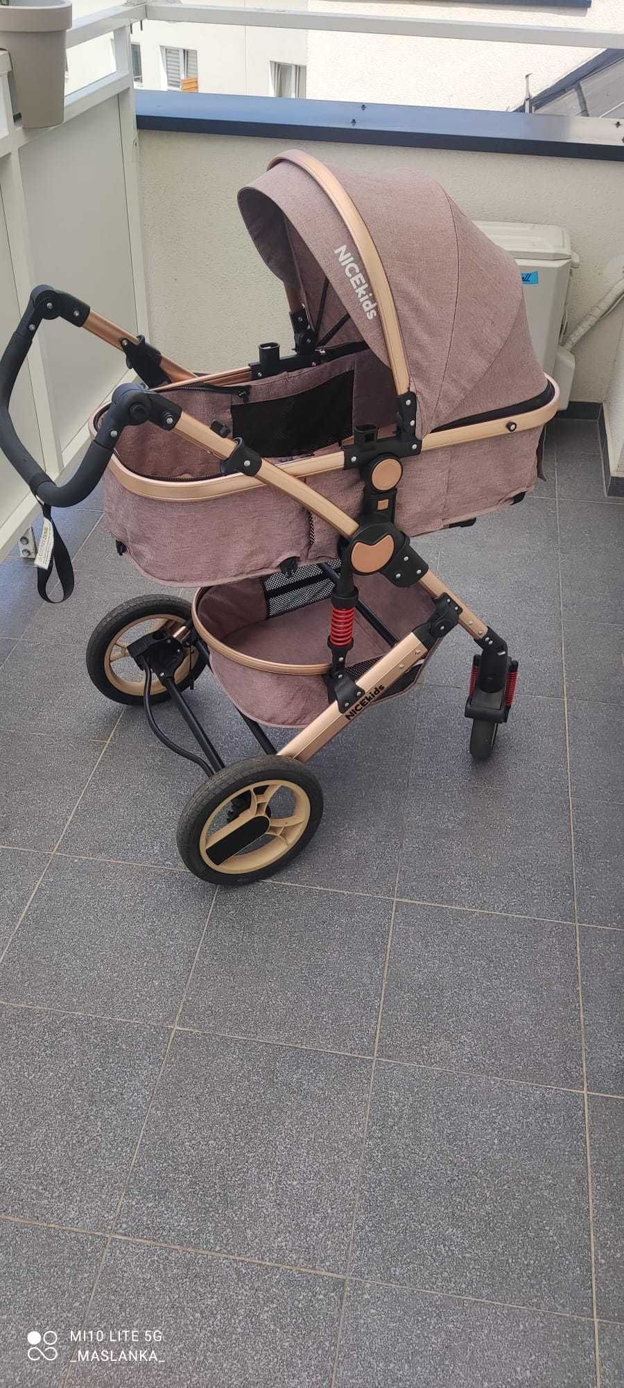 Wózek Dla Dzieci Nicekids Aluminiowy 3W1