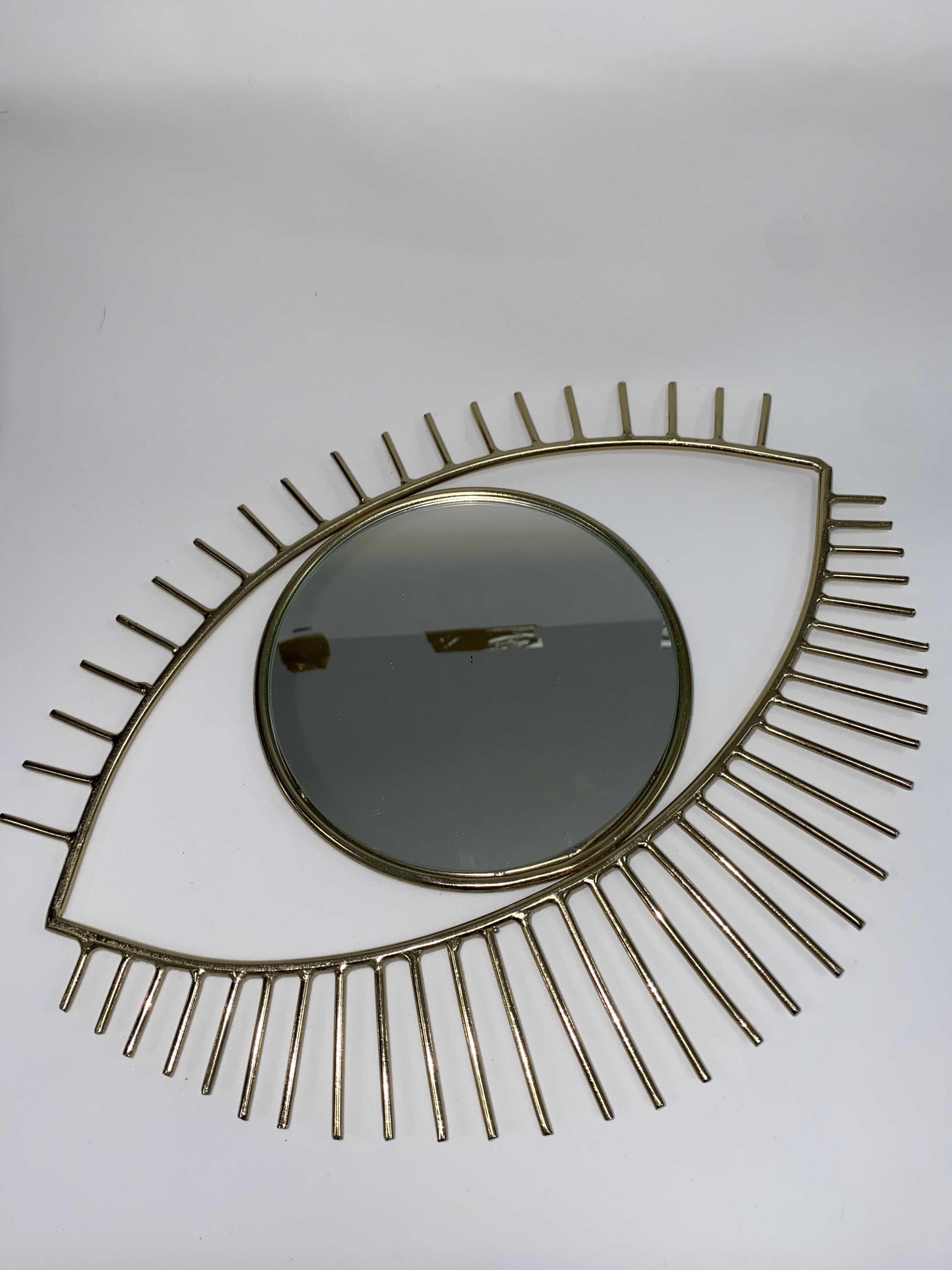 H&m home lustro oko lusterko złote metal vintage