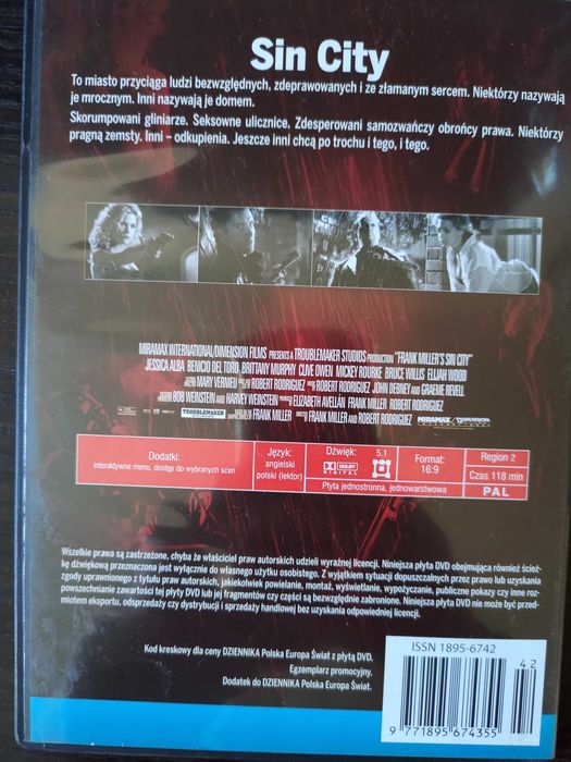 Sin City - Film DVD