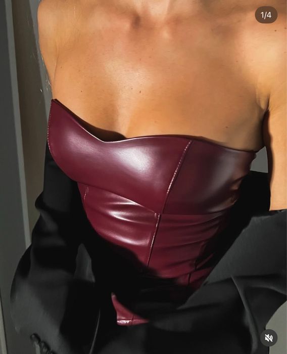 Корсет шкіряний