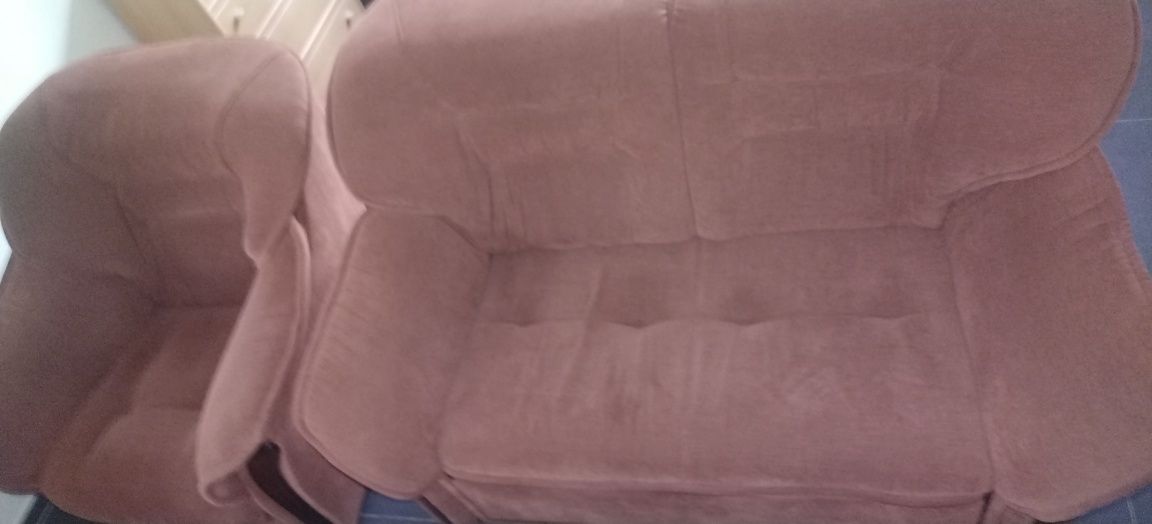 Komplet mebli, sofa kanapa 2, 3 i fotel funkcją spania lozko transport