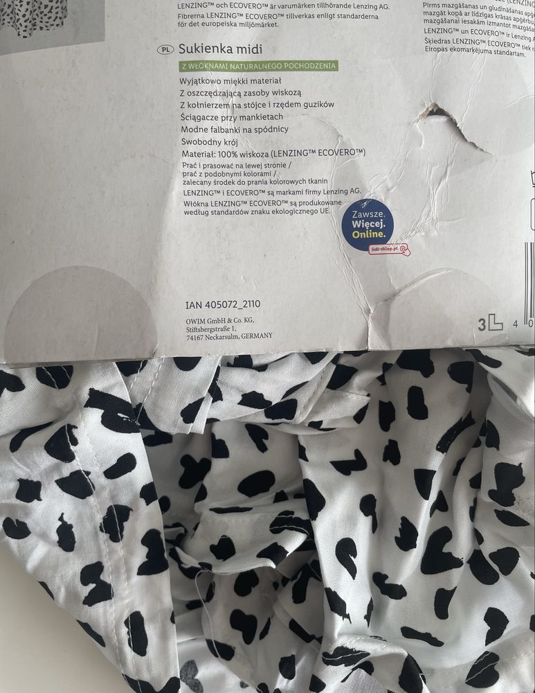 Sukienka damska midi Esmara 36