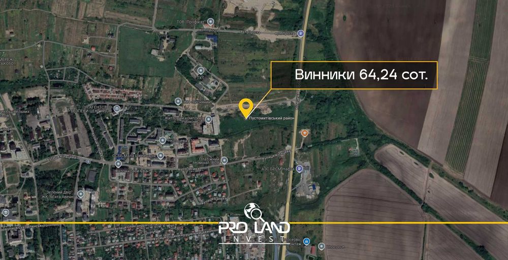 Продаж ділянки в Винниках 64,27сот