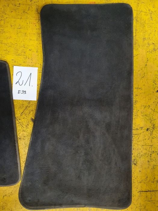 BMW E39 Czarne Dywaniki Wycieraczki Oryginał BMW Welur 21 Części BMA