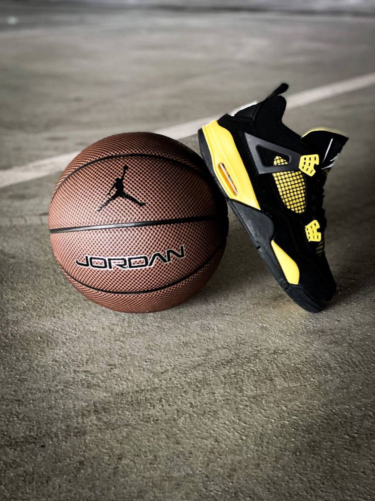 Buty Nike Air Jordan 4 Retro Yellow Thunder 40-45 męskie trampki