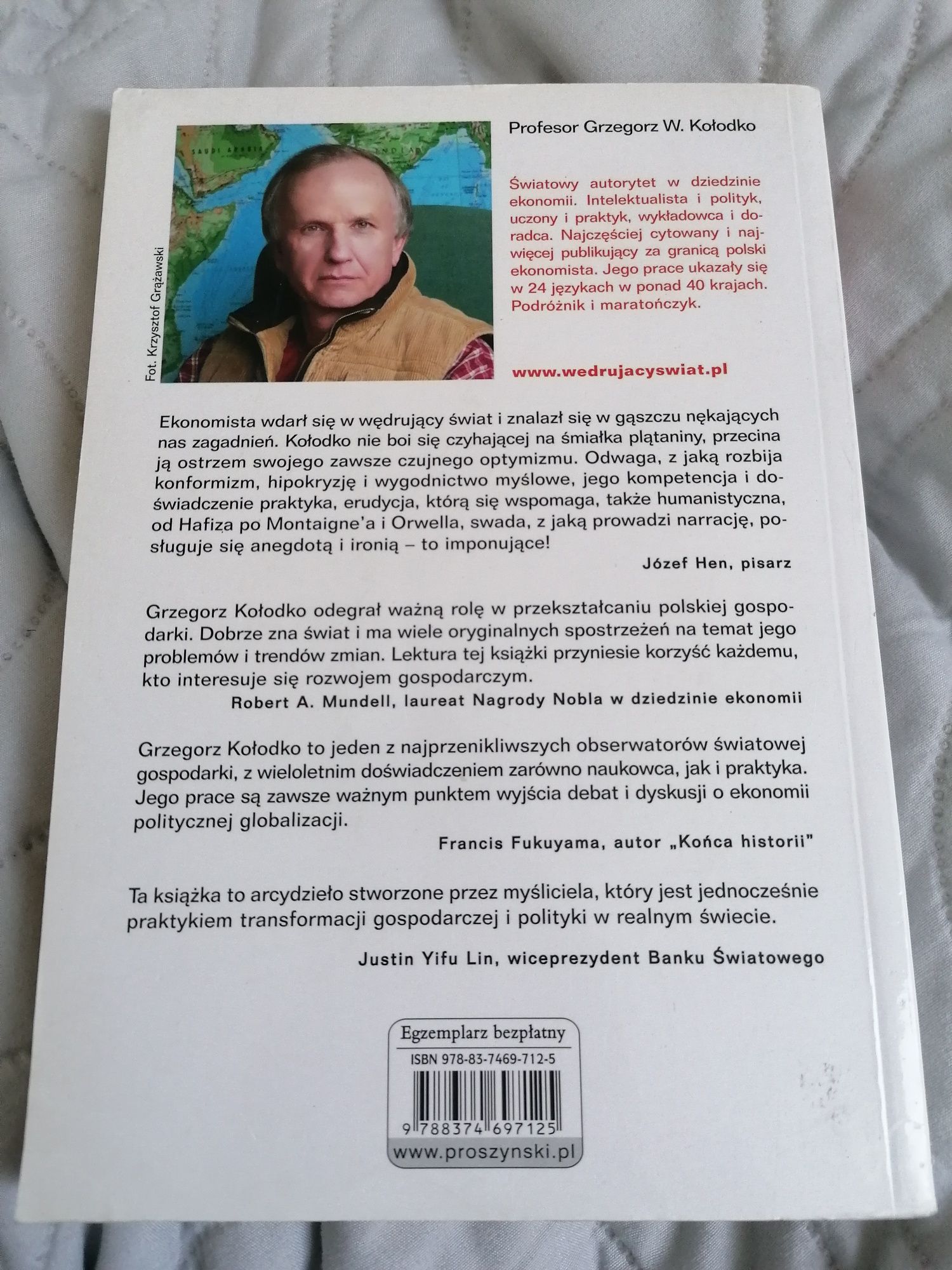 Książka Wędrujący świat, Grzegorz Kołodko