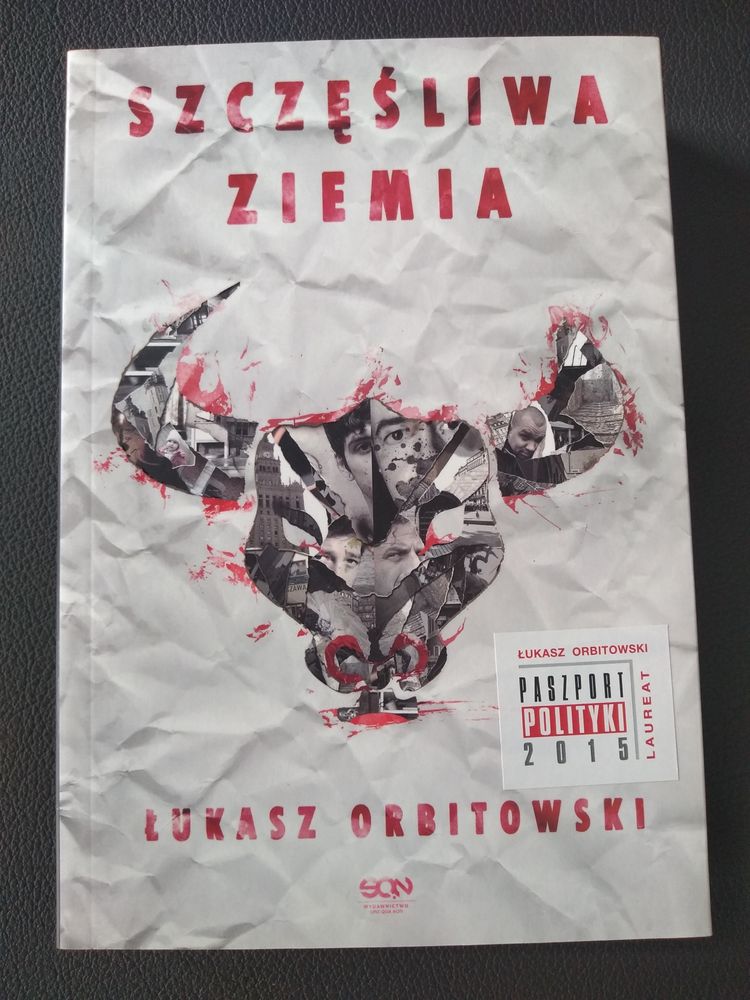 Książka z autografem Szczęśliwa Ziemia Łukasz Orbitowski gratis