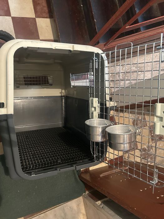 Caixa de transporte para cão 80x64 cm