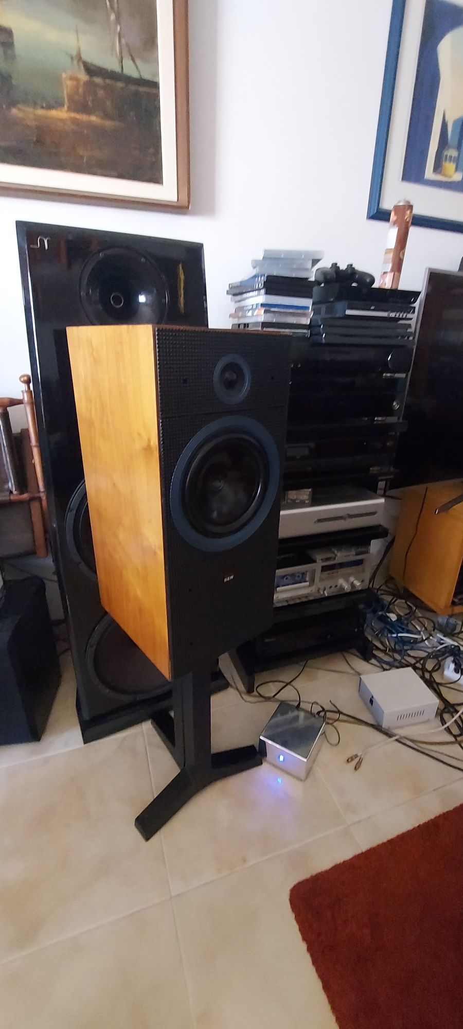 Colunas de som audiofilas B&W matrix 2