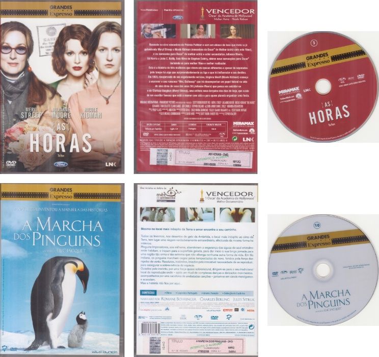 Grandes Filmes Expresso & Golden Collection DVD