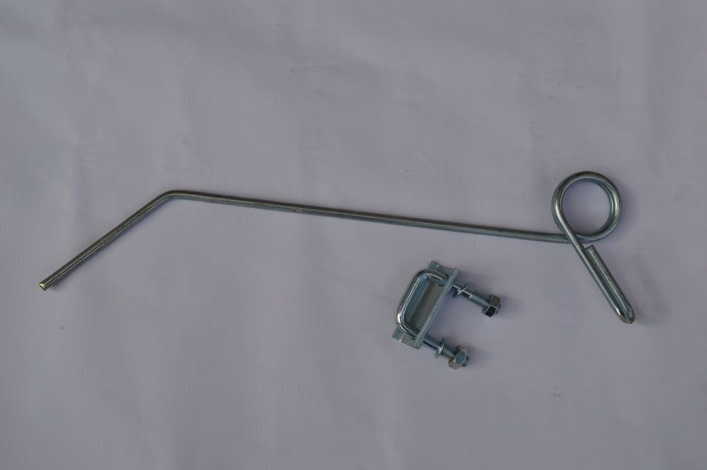 Ząb palec chwastownika fi 7 mm z mocowaniem kpl