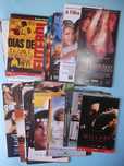 Lote 60 postais de cinema / convites para antestréias de filmes.