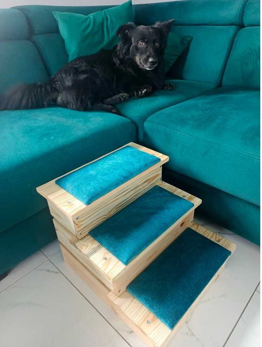 Schodki dla psa / kota  - modne , ręcznie wykonane  - PRODUCENT ;)