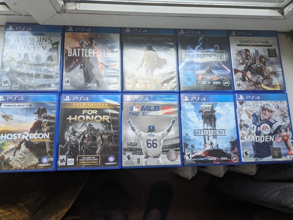 10 ігор PS4 PS5 Battlefield 1 Star Wars For Honor Ghost Recon