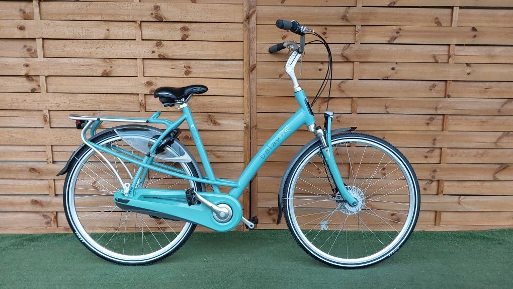 Batavus Mambo, Shimano Nexus 7, Aluminium, Prądnica, Amor. Stan BDB