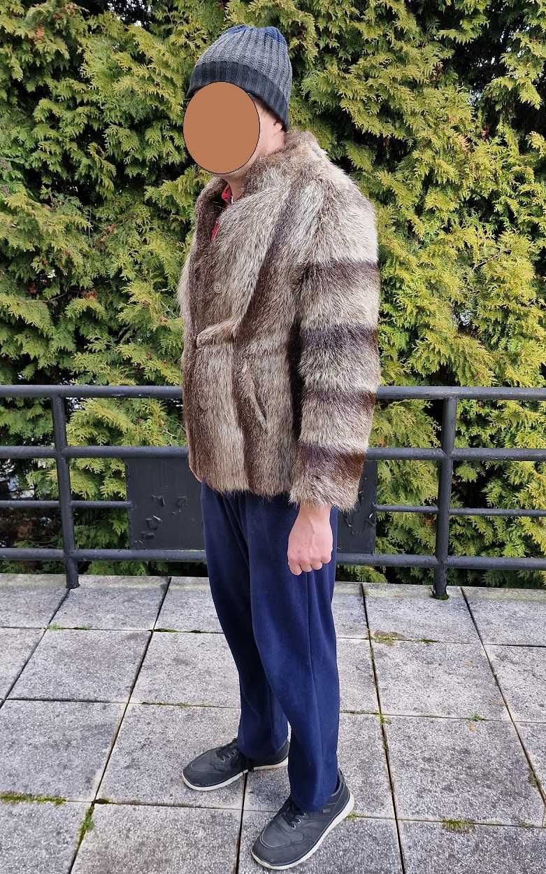 Eleganckie naturalne futro z nutrii