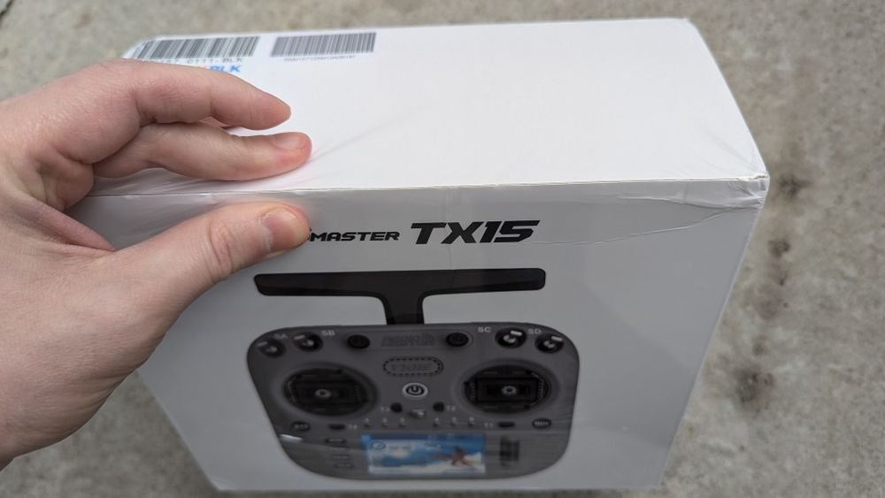 Пульт (аппаратура) Radiomaster TX15 MAX (Black) з AG02 стіками