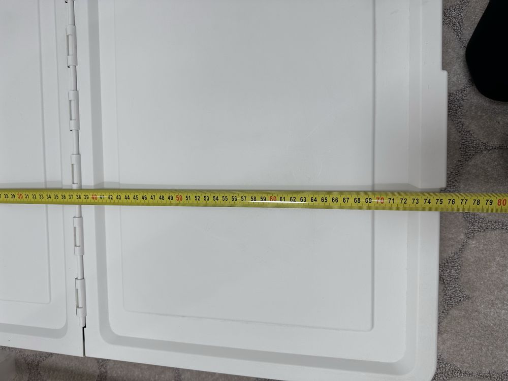 Pojemniki ikea pod łóżko sockerbit białe na zabawki