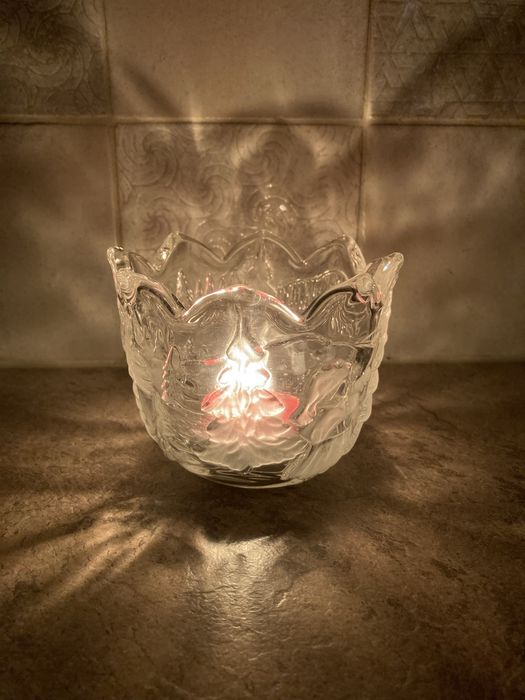 Świecznik szklany Walther glas