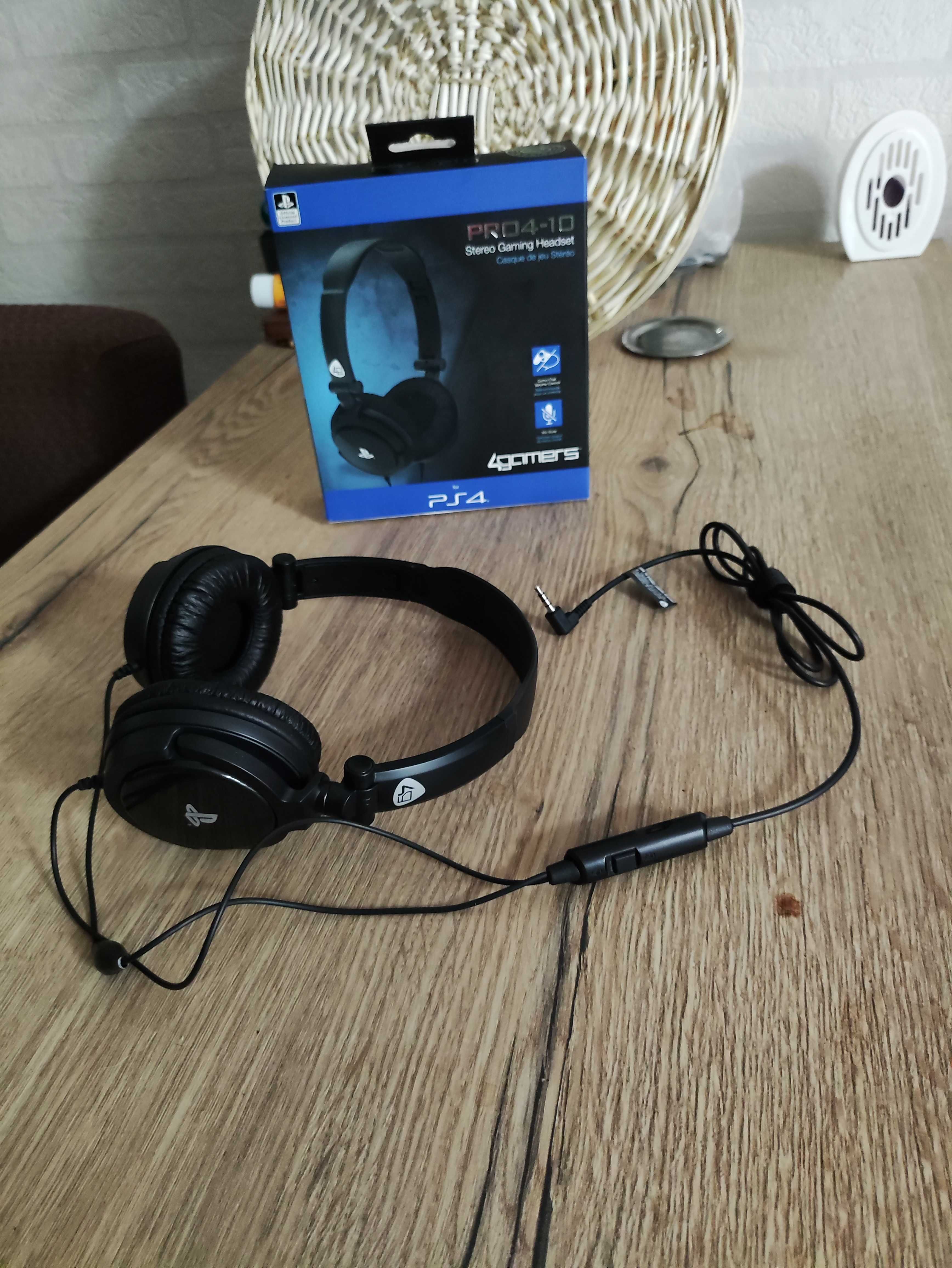 Słuchawki Sony do Playstation 4 Pro PC HEADSET GAMINGOWE z Mikrofonem