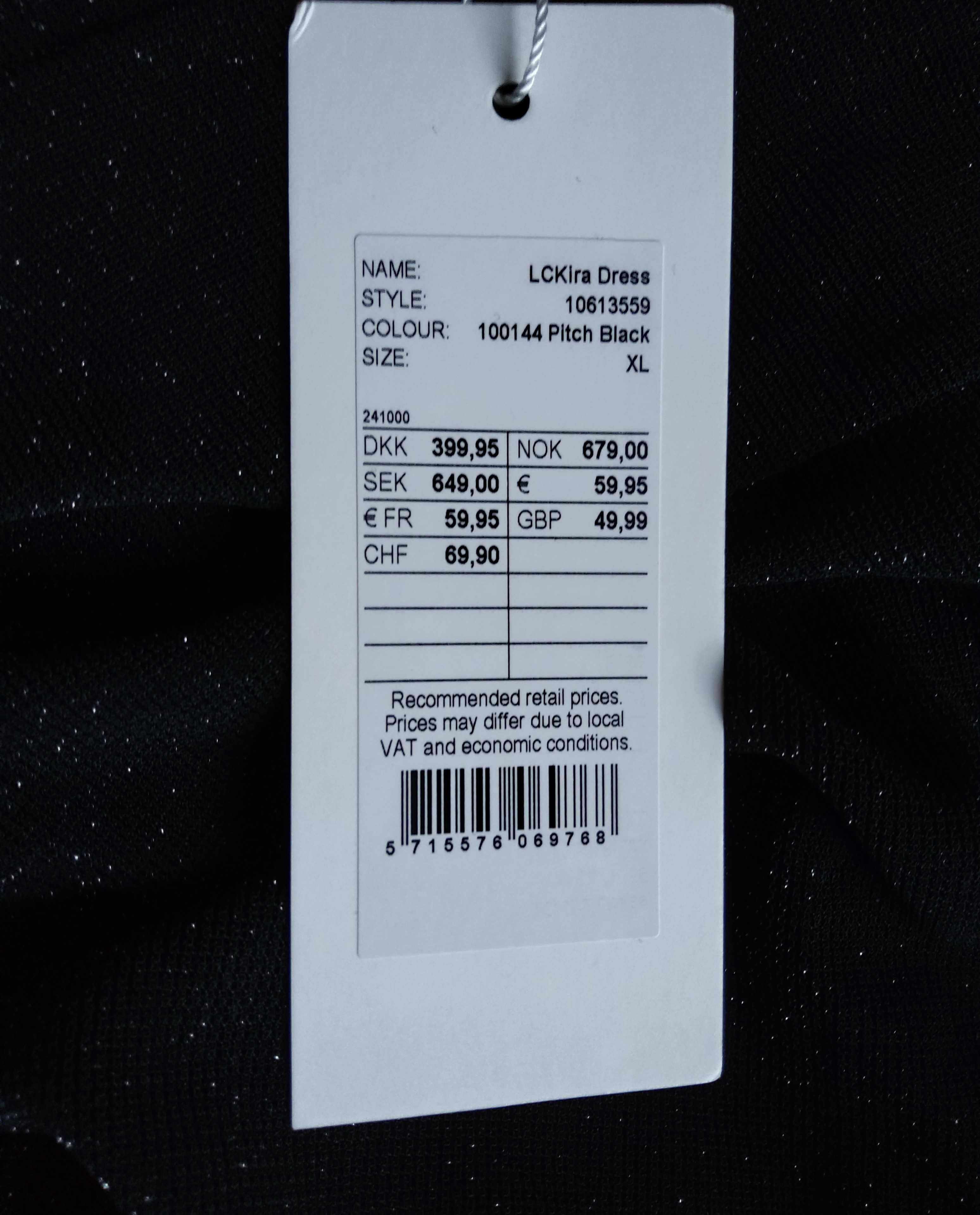 Love Copenhagen KIRA Sukienka koktajlowa czarna r. XL