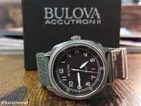 Zegarek męski BULOVA ACCUTRON II Military UHF 96B229 używany gwarancja