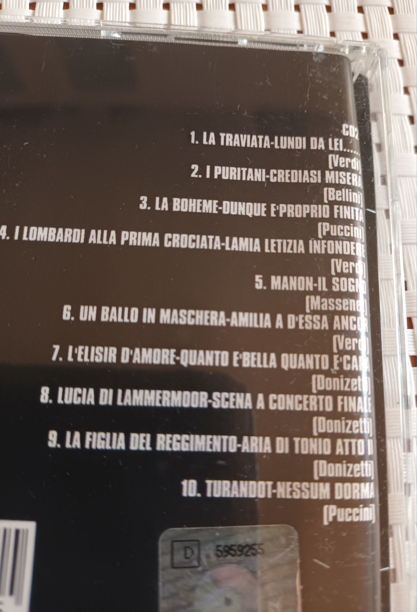 Luciano Pavarotti najsłynniejsze arie operowe  2 cd