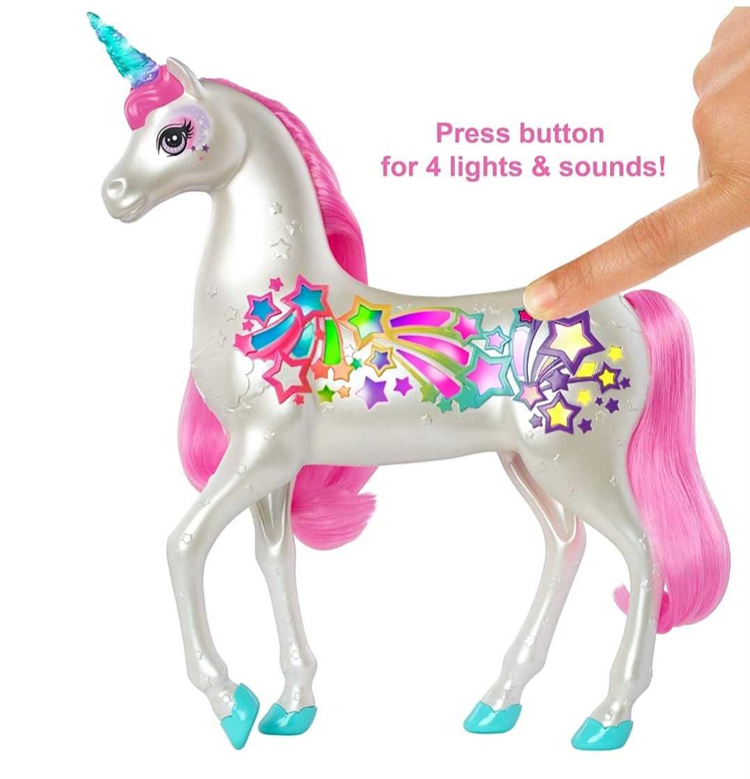 Інтерактивний Єдиноріг Барбі Barbie Dreamtopia Brush'n Sparkle Unicorn