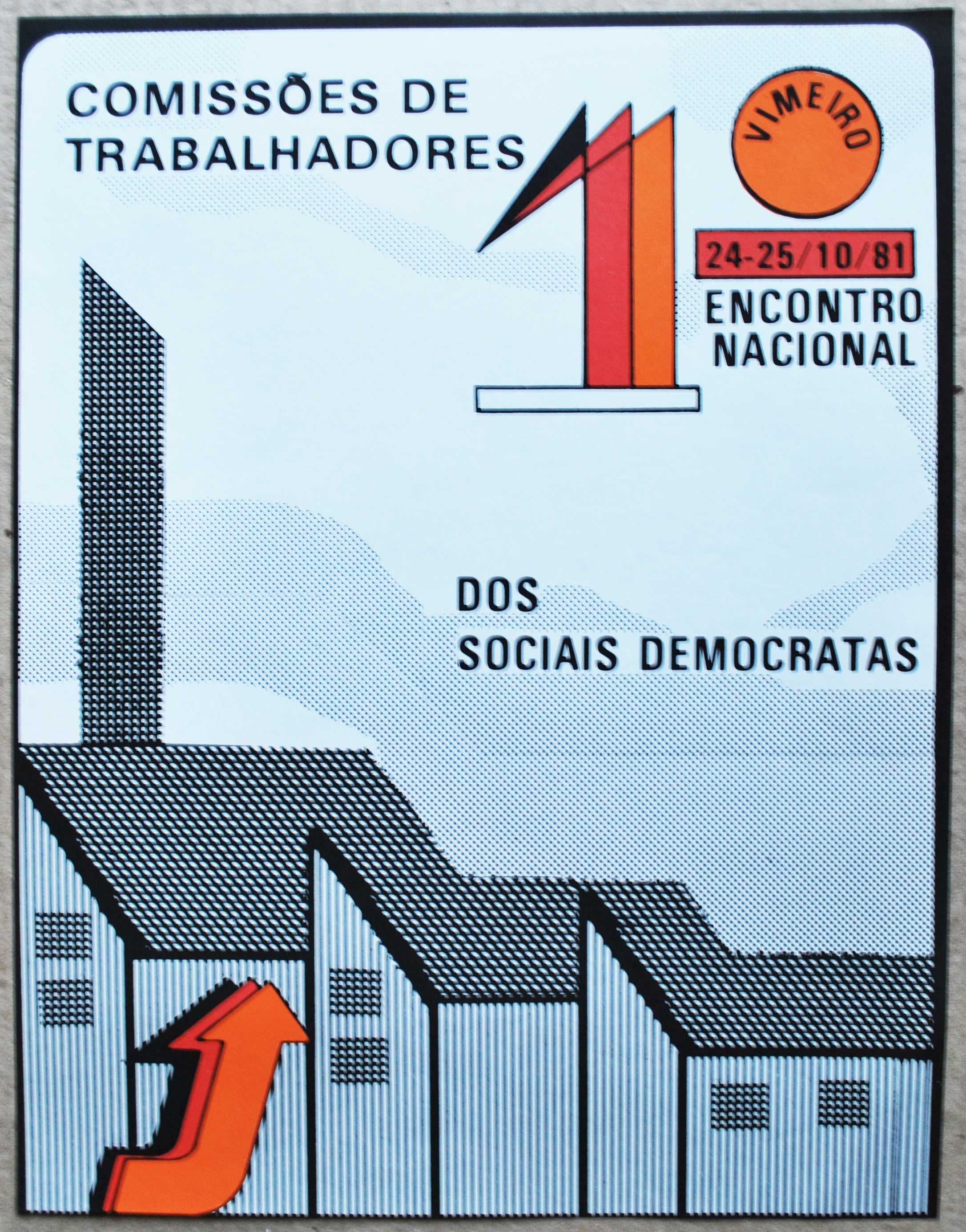 Cartaz político / propaganda PPD Grande festa popular de 1976