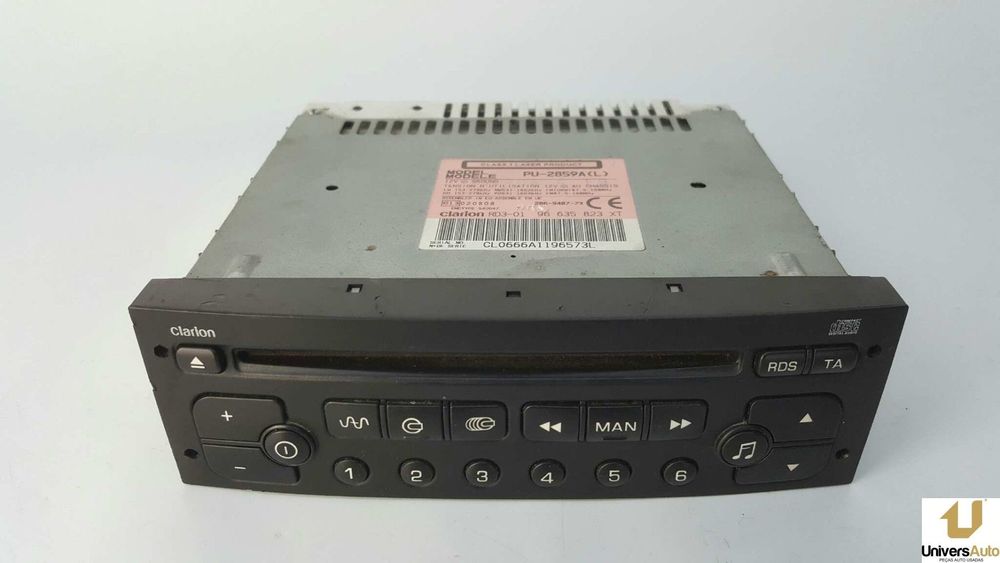 SISTEMA AUDIO / RADIO CD PEUGEOT 206+ BáSICO