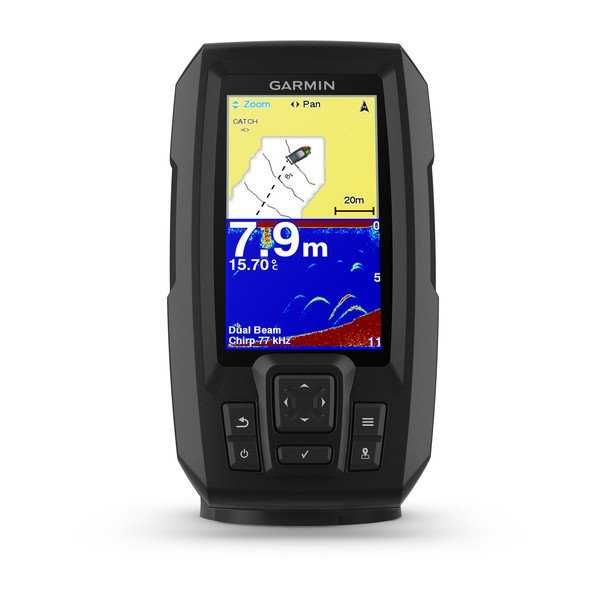 Sonda Garmin STRIKER™ Plus 4 com Transdutor de Feixe Duplo -Pontos GPS