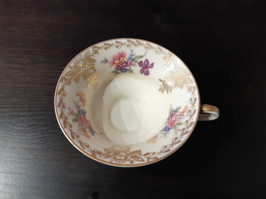filiżanka Roschutz, ze spodeczkiem, porcelana