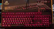 Klawiatura Corsair Strafe CHERRY® MX Red, czerwony led, mechaniczna