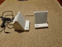Colunas de som vintage · com microfone · AT&T