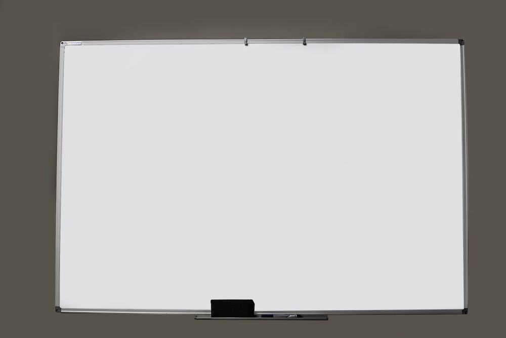 Доска для маркера магнитная, белая школьная доска, UkrBoards, 65×100