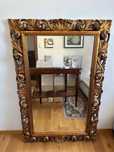 Lustro drewniane duże 97x149