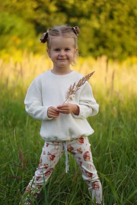 Nowe legginsy w króliczki 122 oh bella