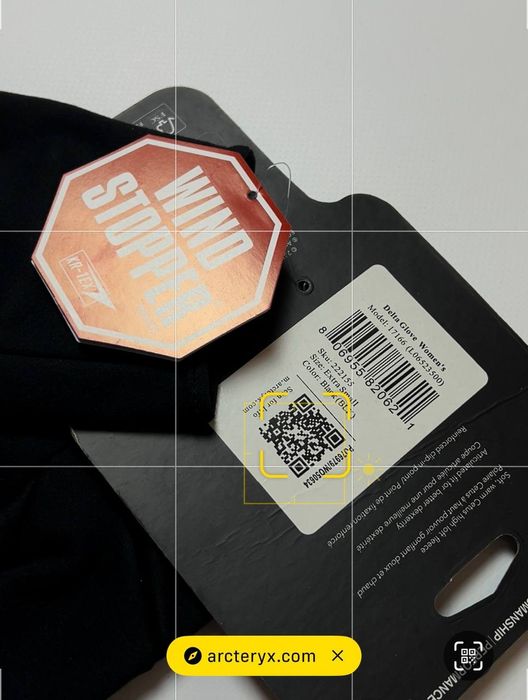 Рукавиці Arc'teryx Goretex / перчатки артерикс /  сенсорні рукавички