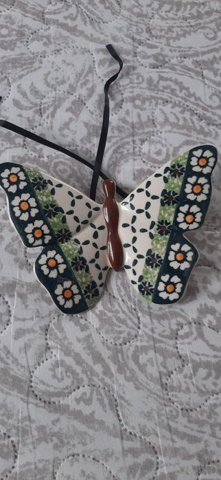 Ozdoba na ścianę Bolesławiec  unikat ceramika