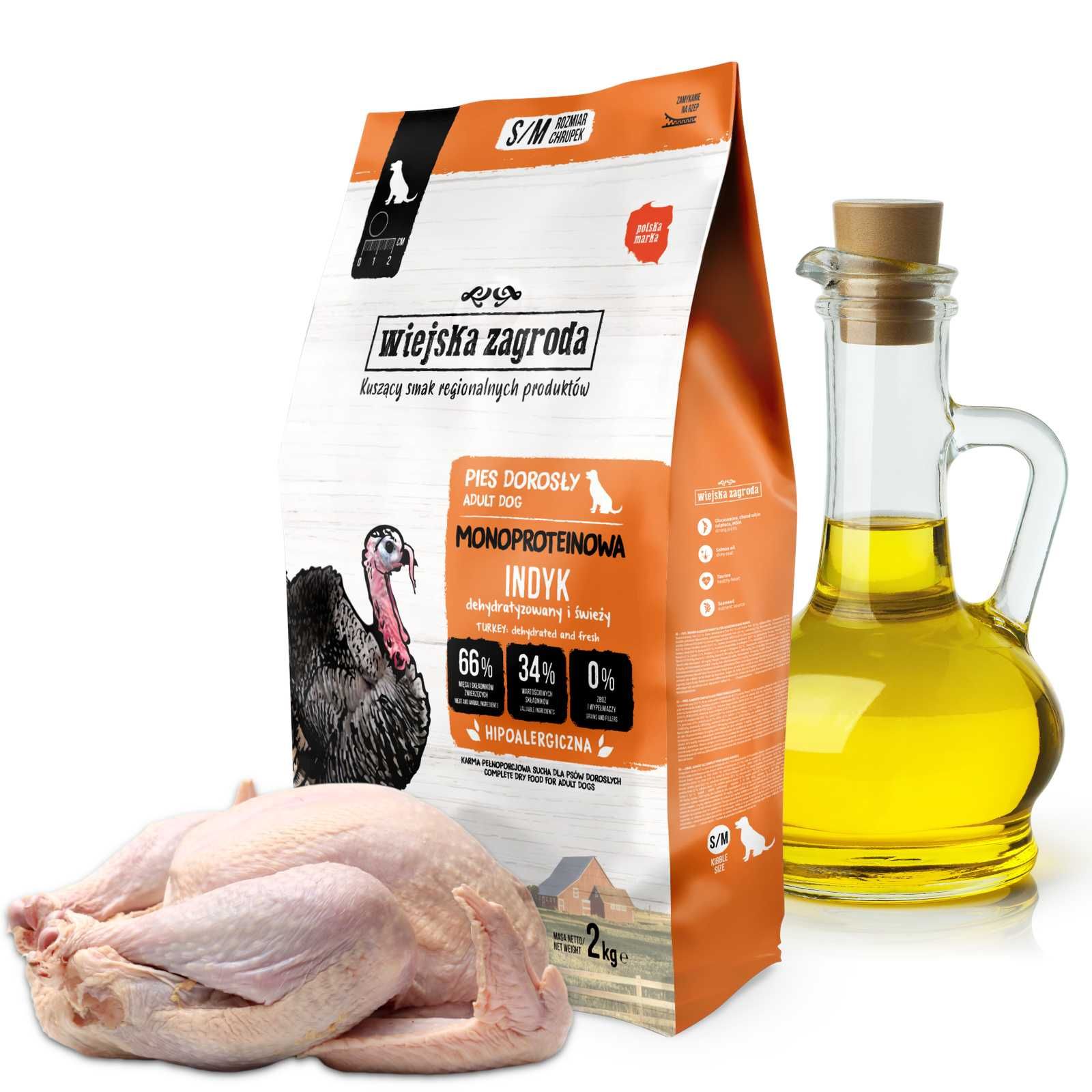 Wiejska Zagroda Monobiałkowa Indyk 2kg