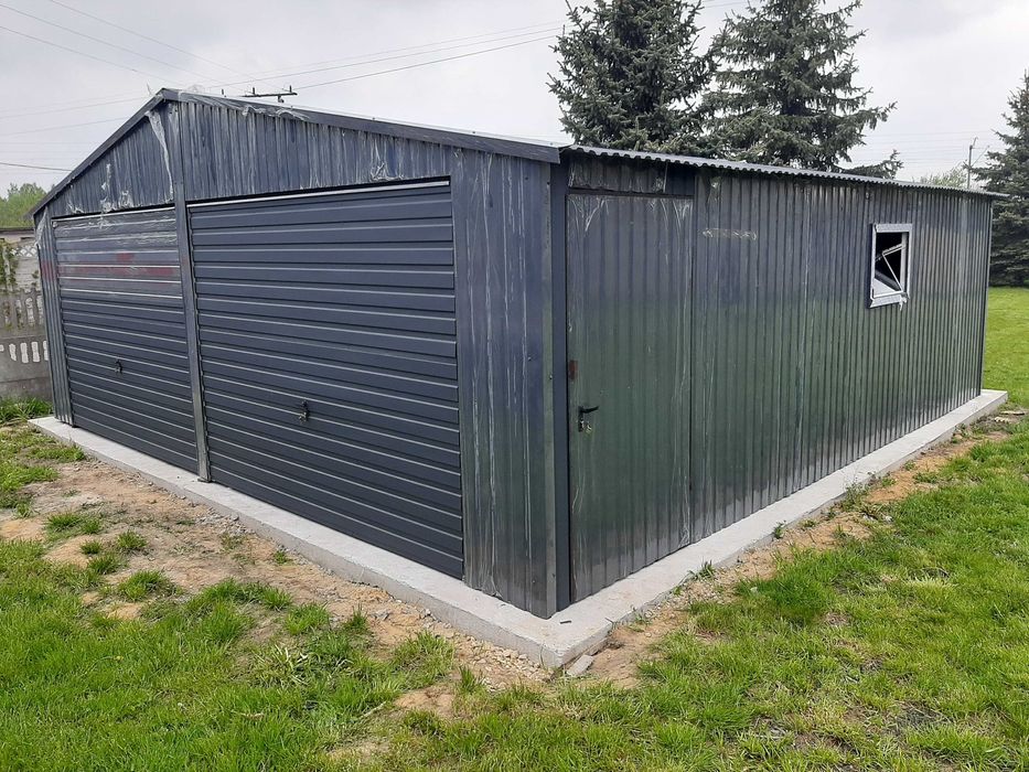 Blaszak Garaż blaszany Magazyn Wiata 3x5 Garaż blaszak 6x5 2X3 4X5 4X6