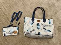 Torba La Millou Blue Birds z saszetką