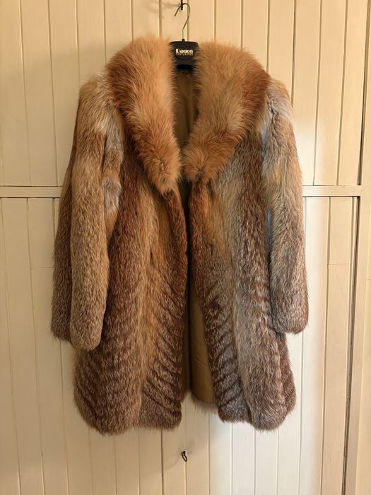 Naturalne futro z lisa vintage
