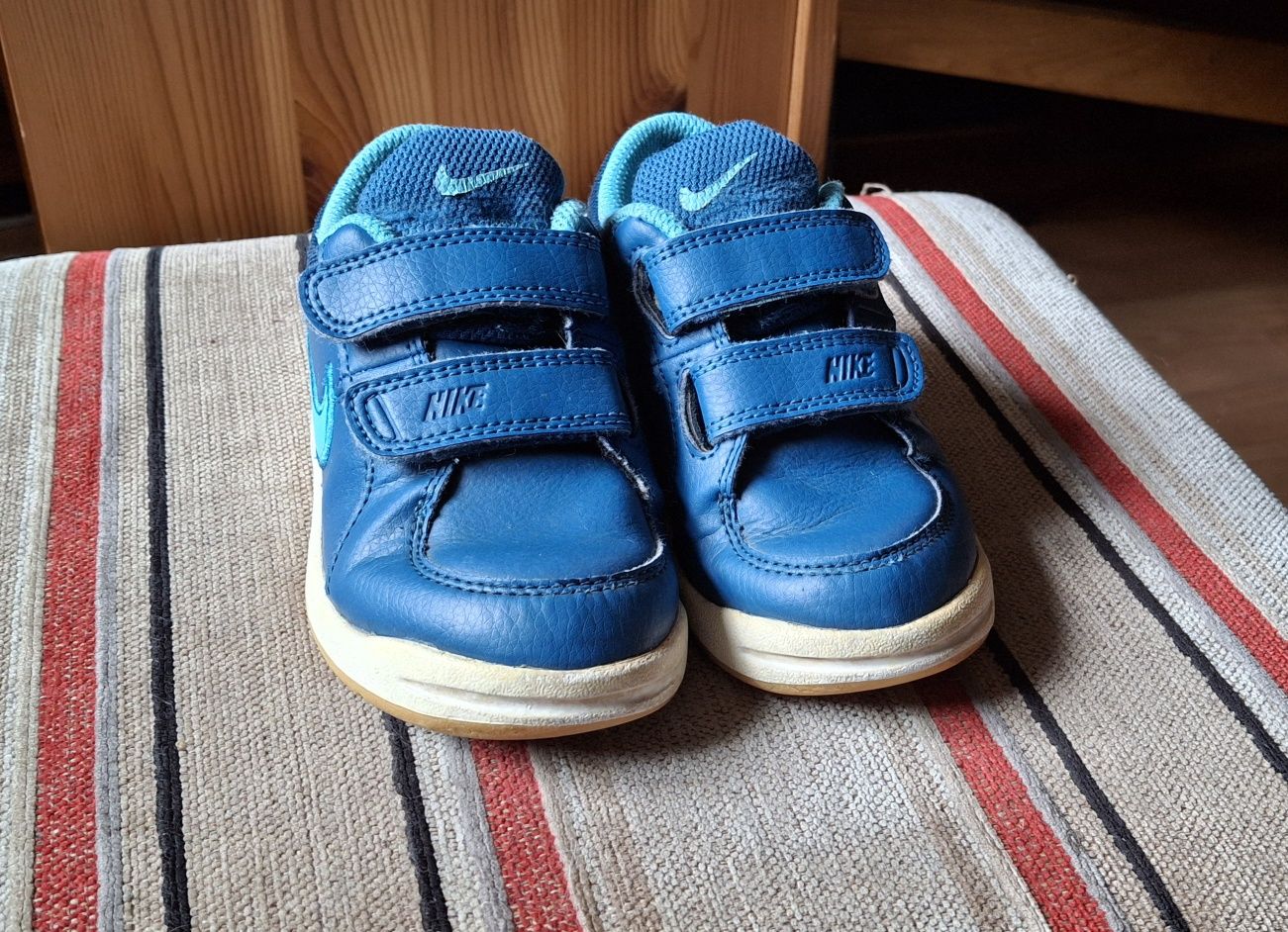 Buty dla dziecka Nike skórzane  niebieskie uniesex rozmiar 26