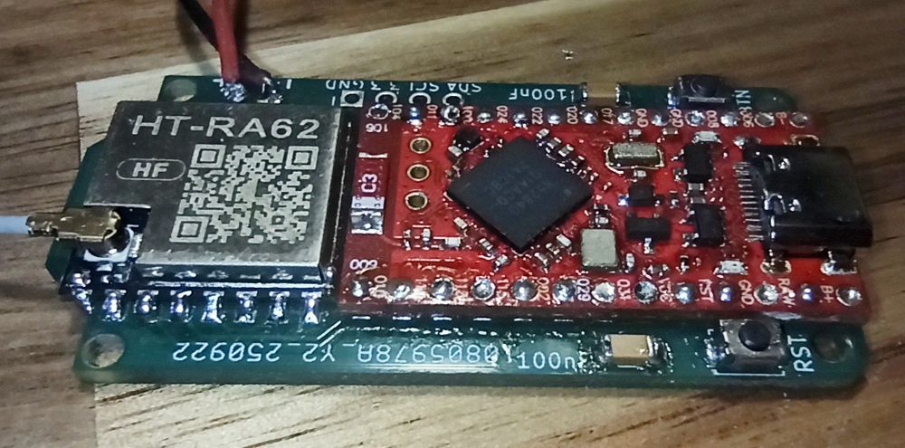 Płytka Faketec V5B z NRF52840 HT-RA62 przyciski do Meshtastic/Meshcore