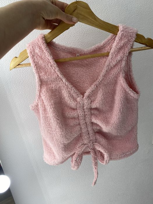 Теплый махровый домашний халат костюм