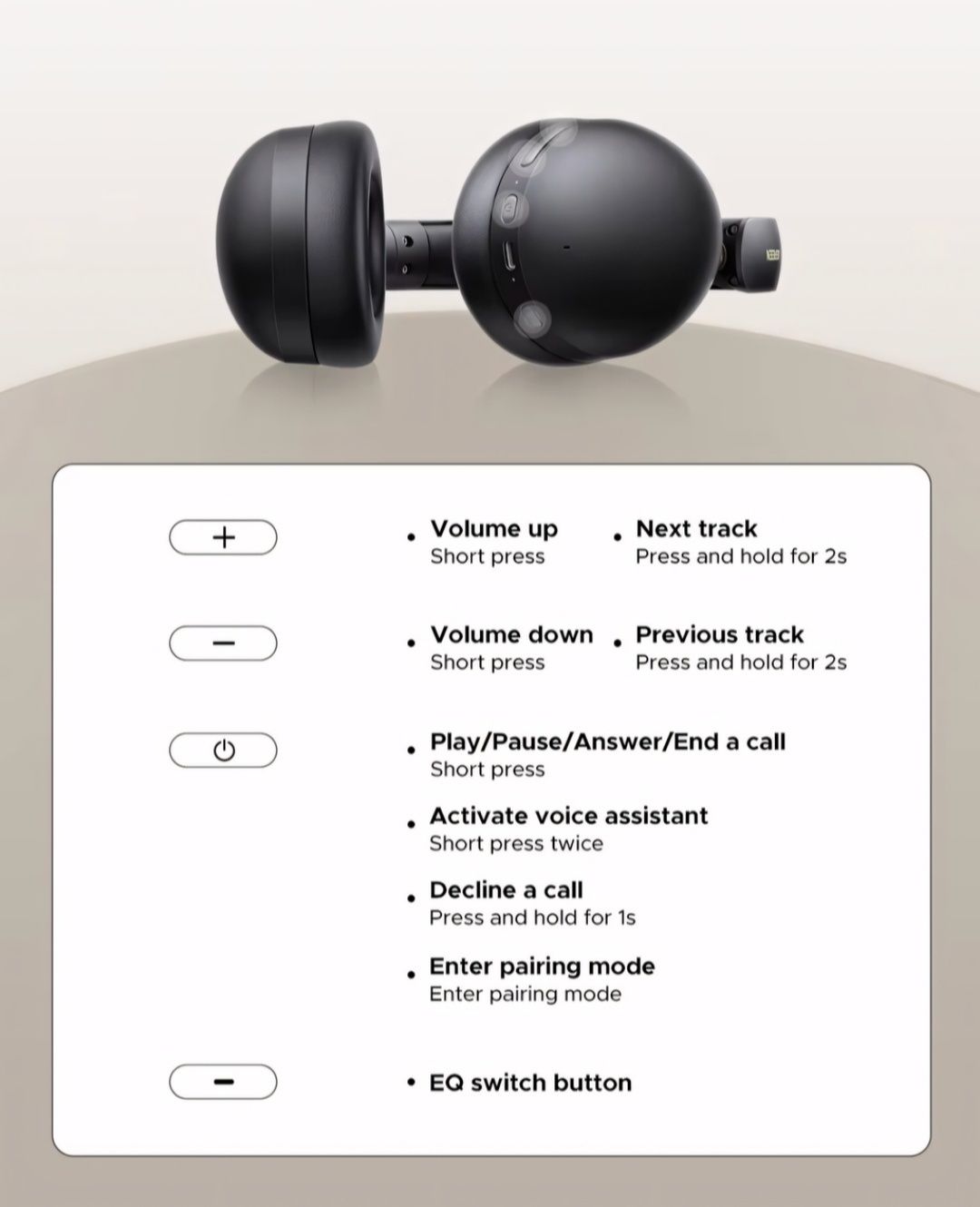 Навушники Studio Max 2 з мікрофоном UGREEN Bluetooth 5.4 0.06s Преміум